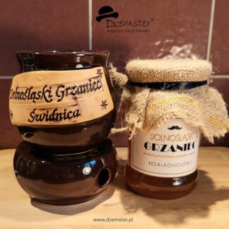 Zestaw prezentowy: ceramiczny kubek do grzańca Świdnica i Dolnośląski Grzaniec (bezalkoholowy)