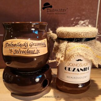 Zestaw prezentowy: ceramiczny kubek do grzańca Wrocław i Dolnośląski Grzaniec (bezalkoholowy)