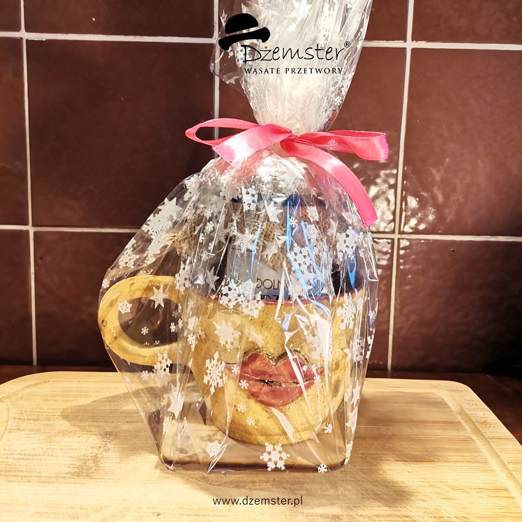 Zestaw prezentowy: kubek z ustami i Dolnośląskim Grzańcem (bezalkoholowym) - obrazek 2